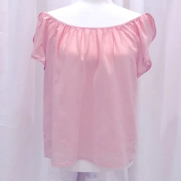 Velvet, Revolve brand peony pink Kaia top, Sz S - Picture 2 of 8
